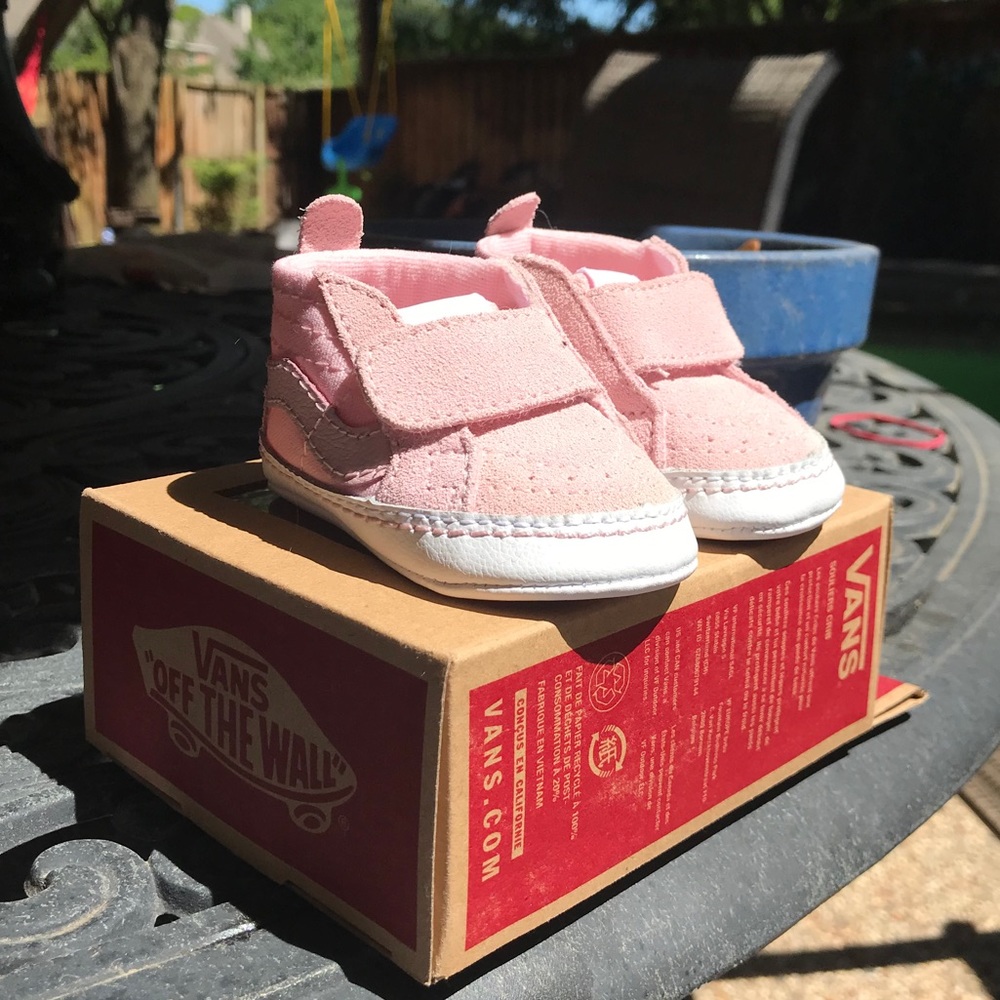 VANS Sk8-Hi Crib- Chalk Pink/True White